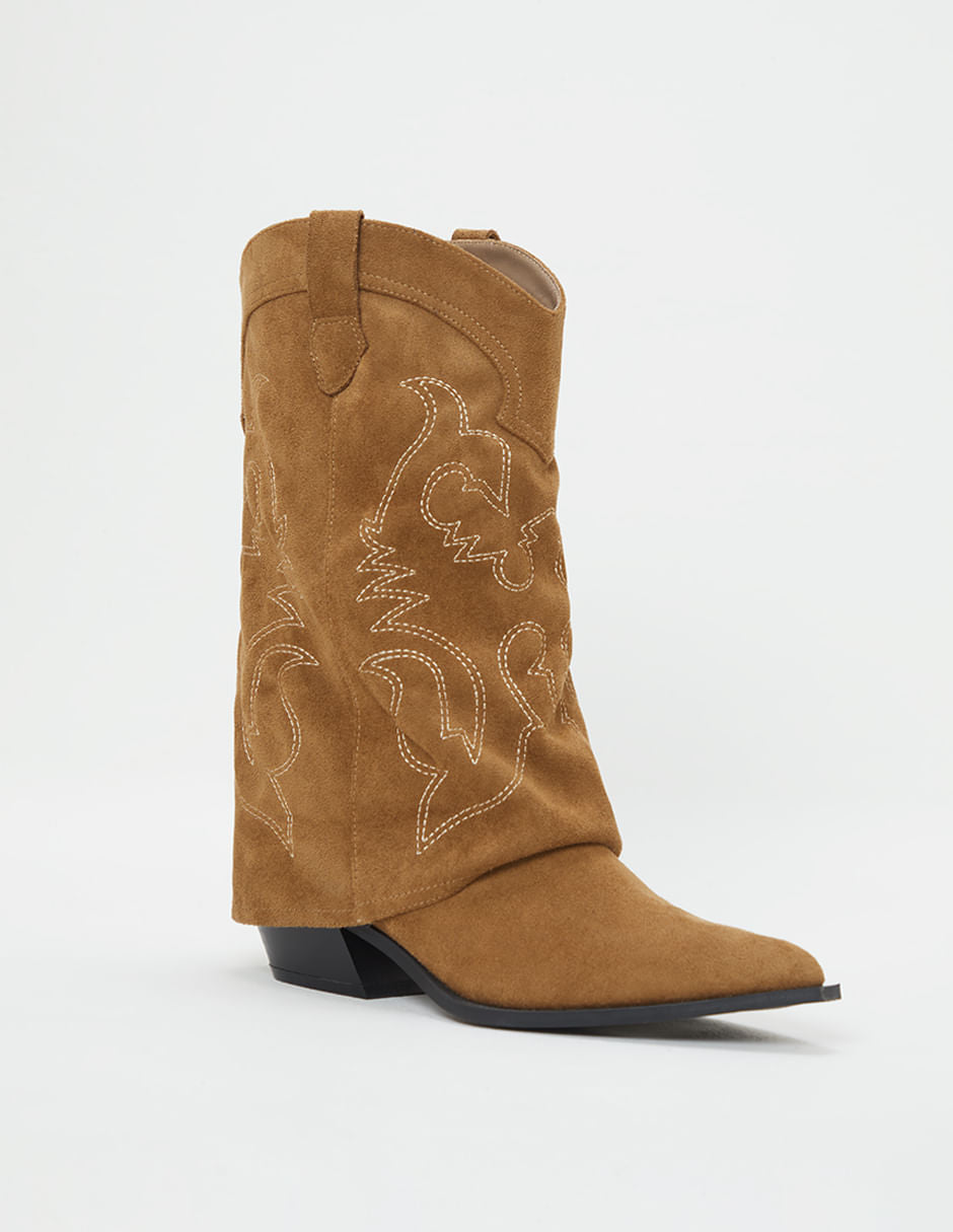Bota Caña Media Western