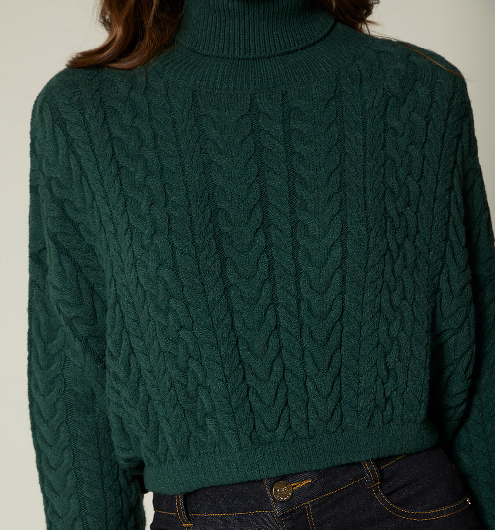 Buzo Tejido Cuello Tortuga S262778