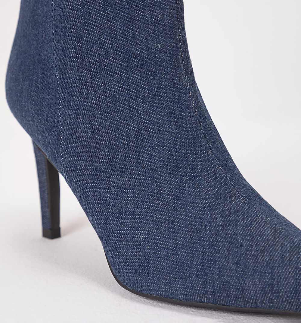 Bota Cana Media En Denim