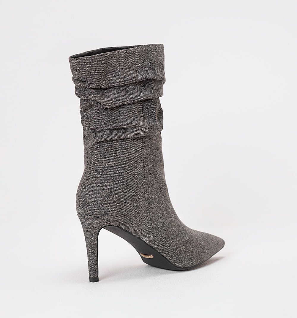 Bota Cana Media En Denim