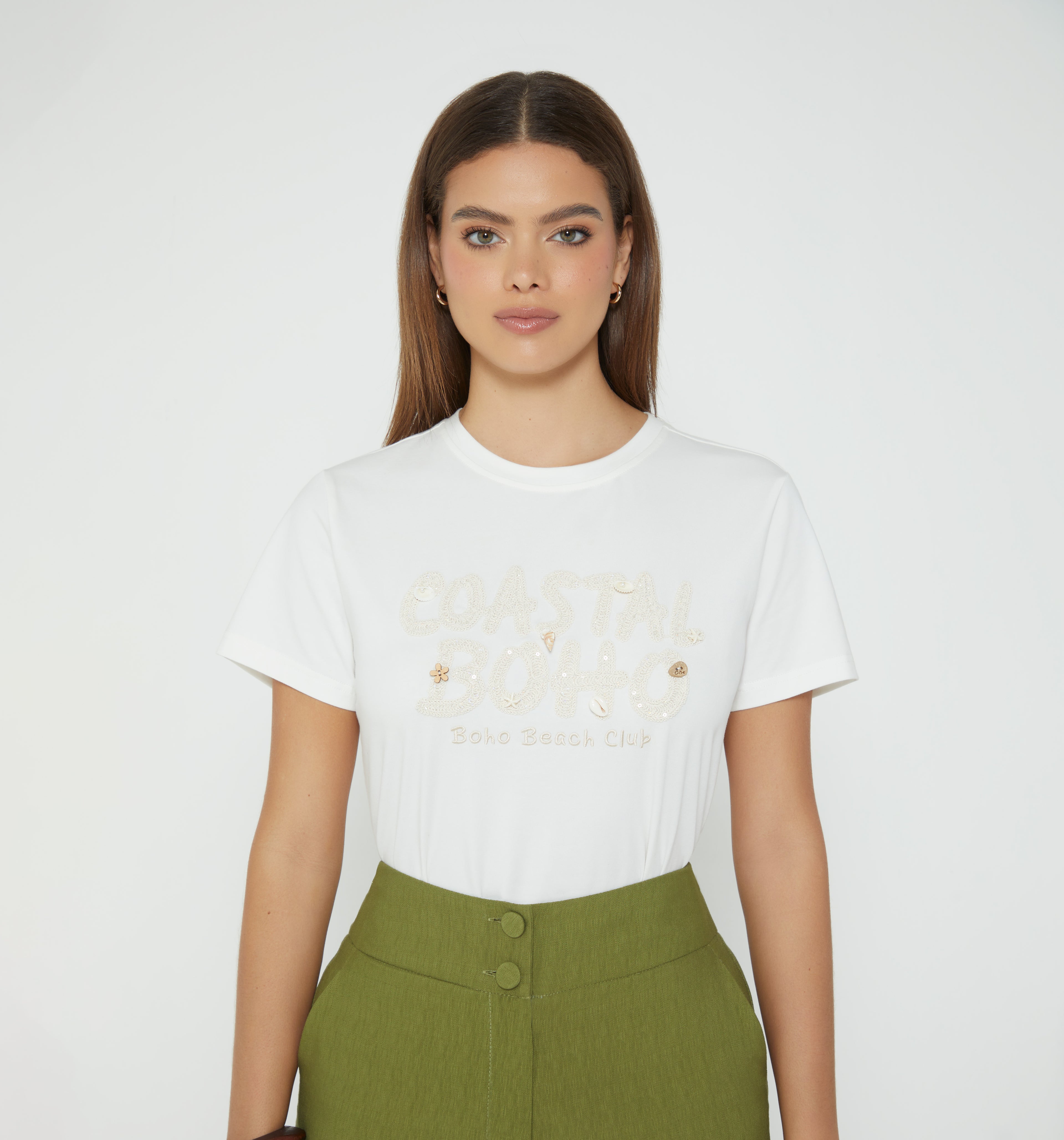 Camiseta Manga Corta Coastal Boho