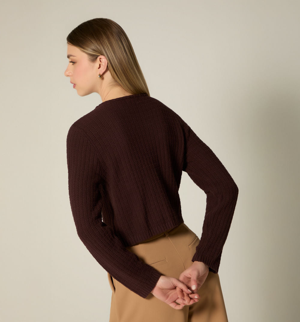 Cardigan M/L Con Botones Joya