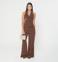 Chaleco Corto Cuello Halter