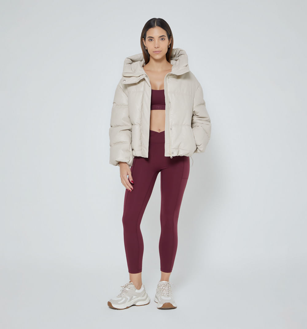 Chamarra Quilted Con Capucha
