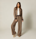 Chamarra Bomber Manga Larga - Beige