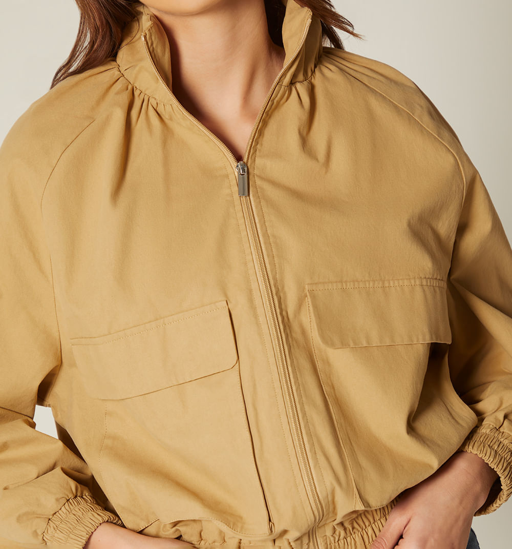 Chamarra Para Mujer Maxi Bolsillos