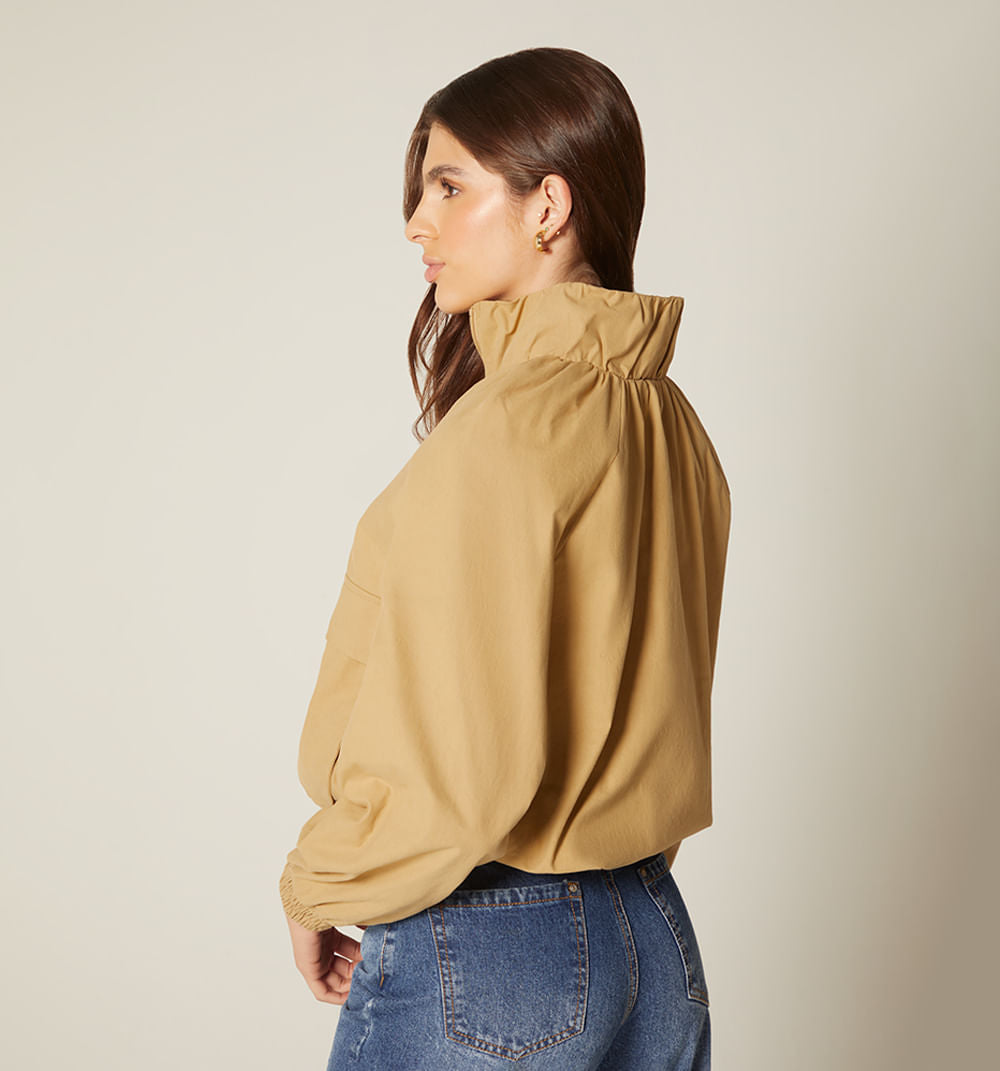 Chamarra Para Mujer Maxi Bolsillos