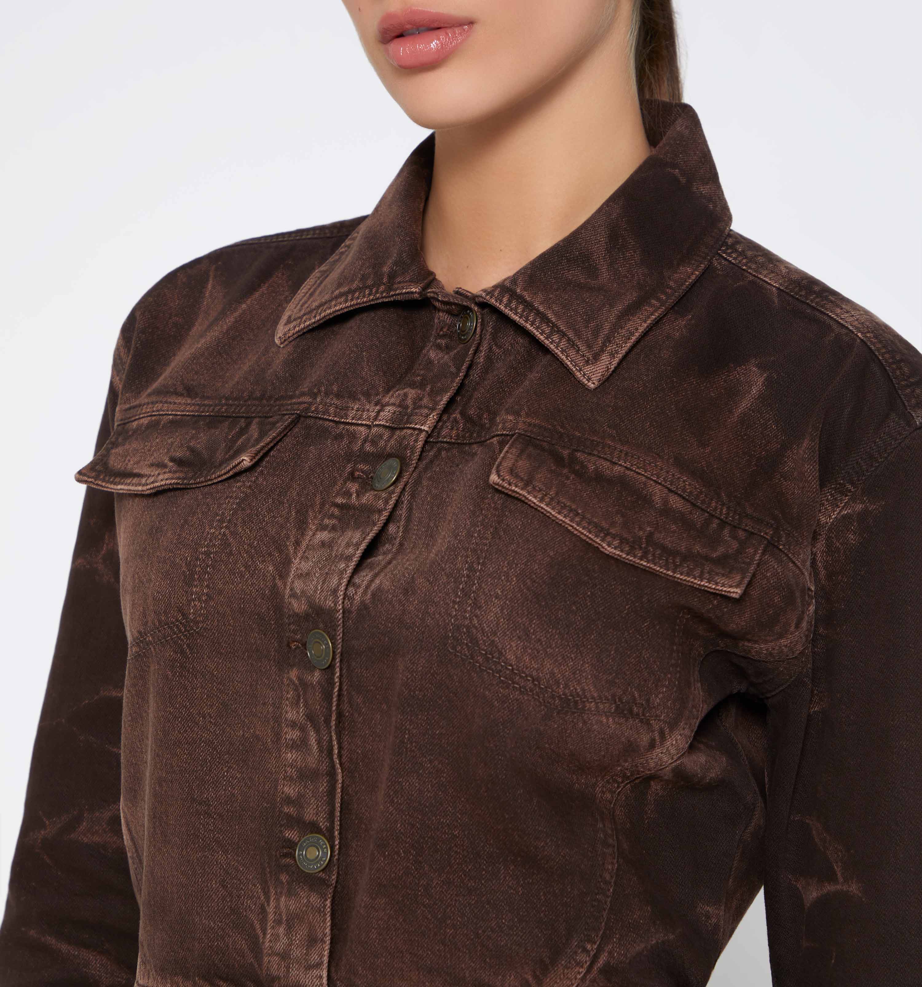 Chamarra Corta Color Denim