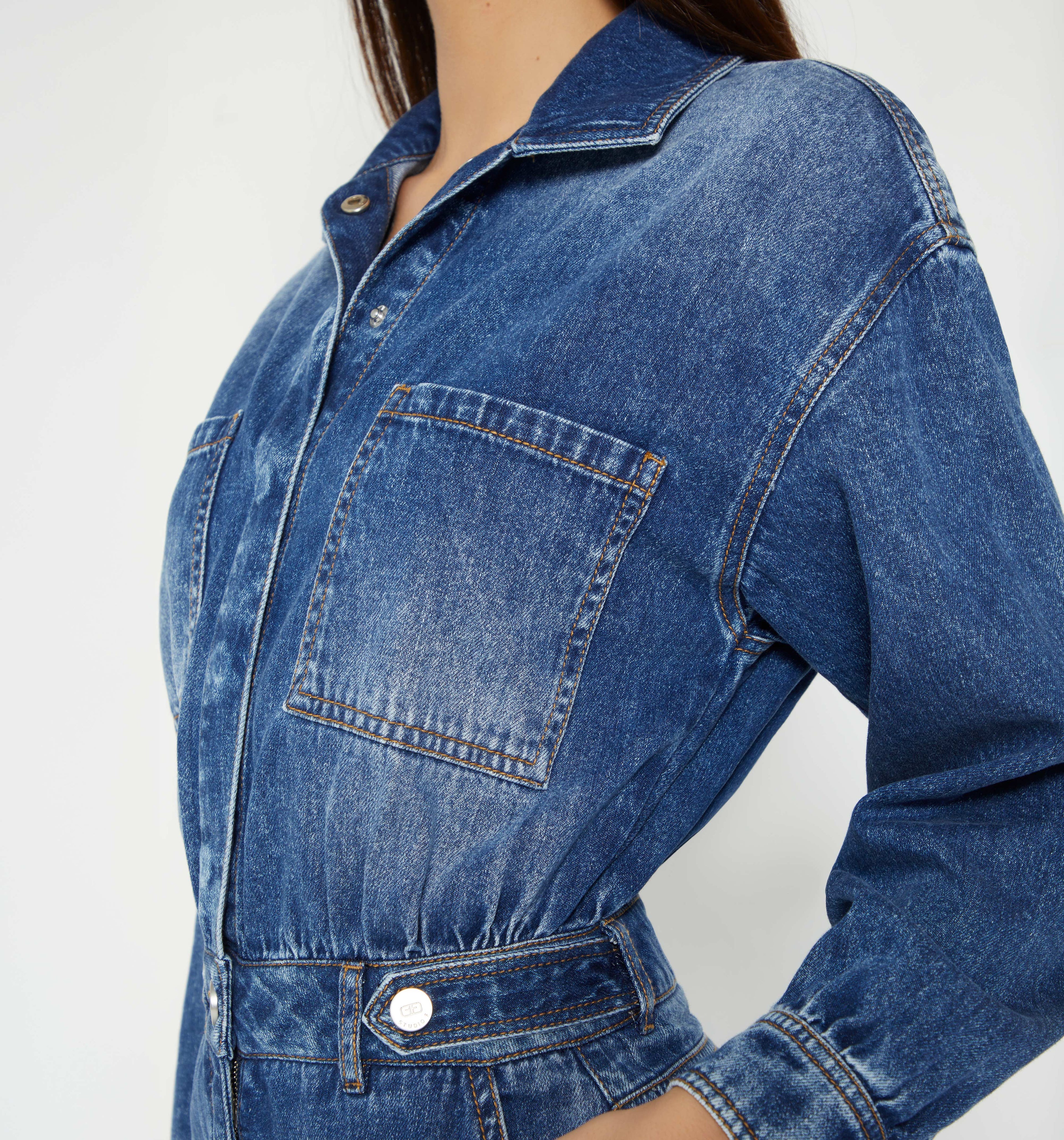 Enterizo Largo Palazo Blusa M/L