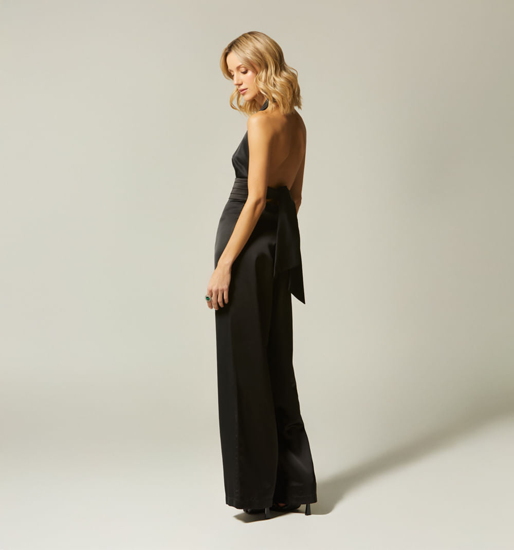 Enterizo Pantalon Cuello Halter Amarre