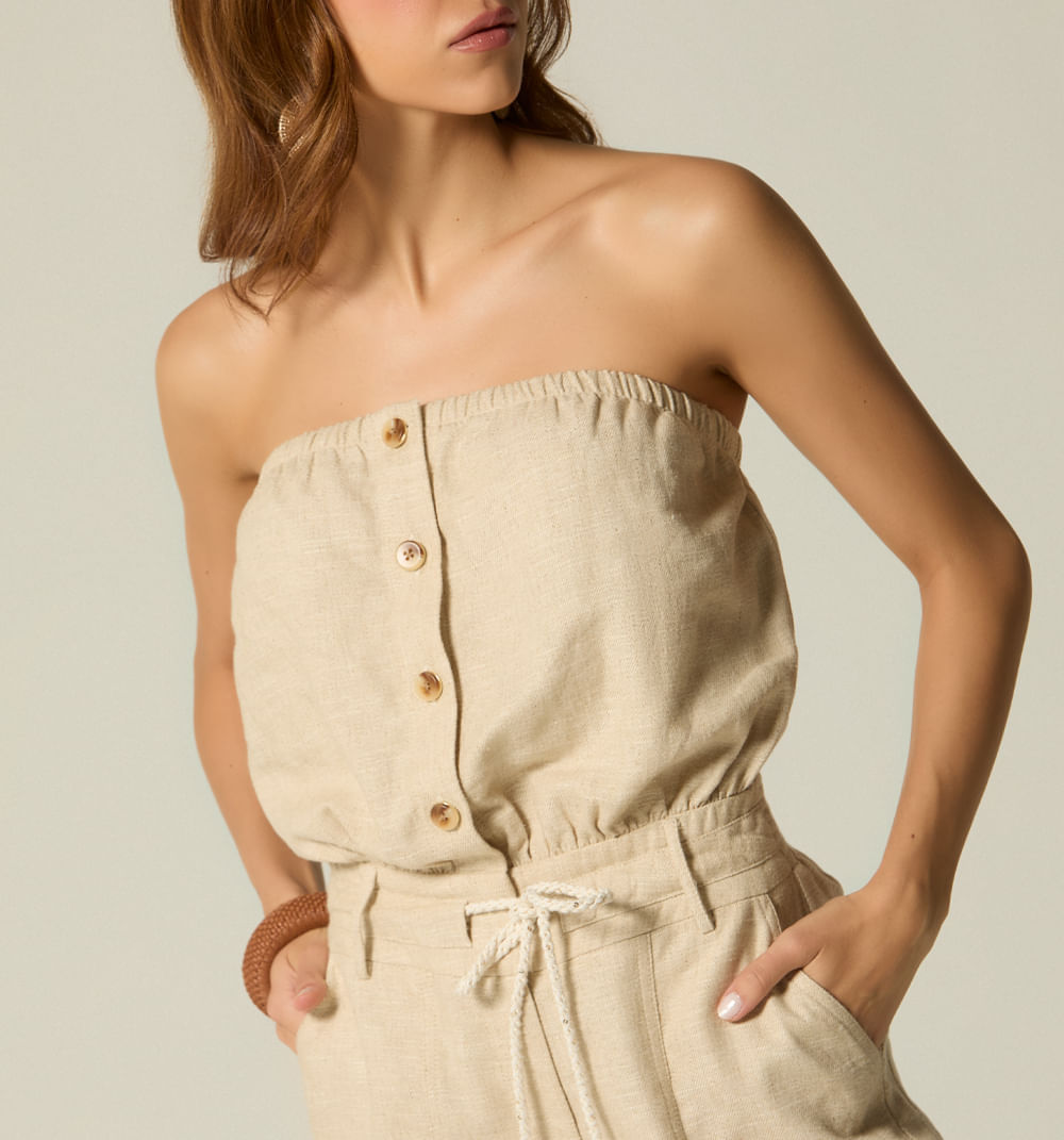 Enterizo Short Strapless