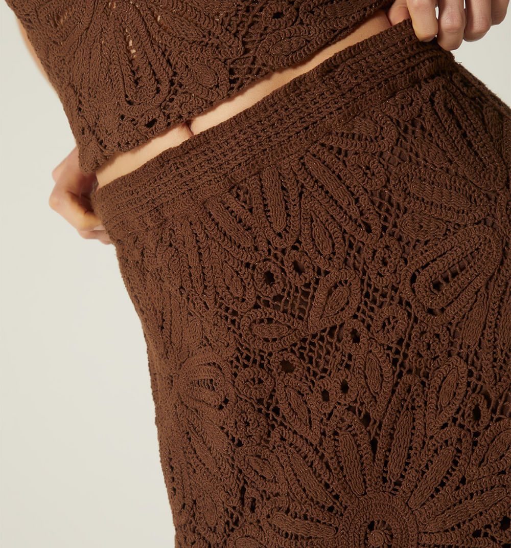 Falda Larga En Crochet