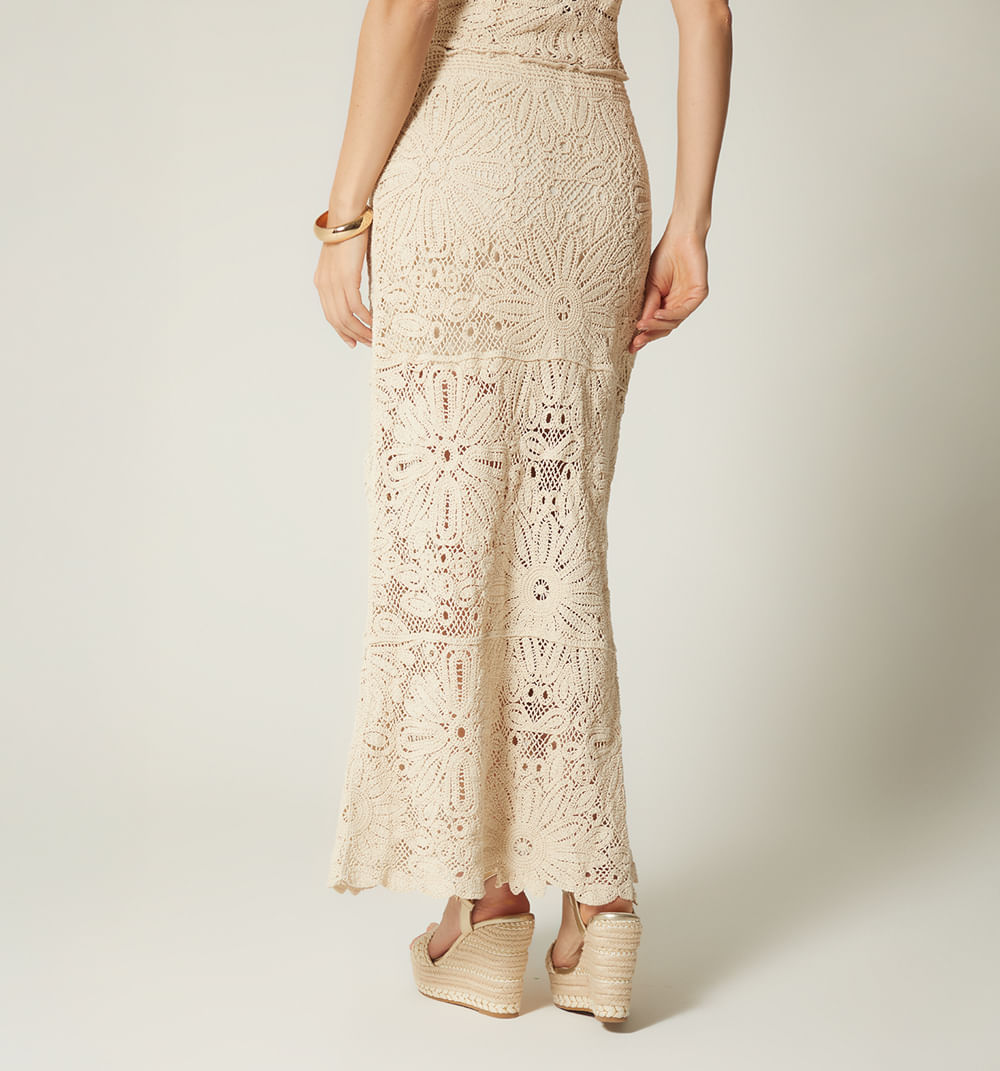 Falda Larga En Crochet