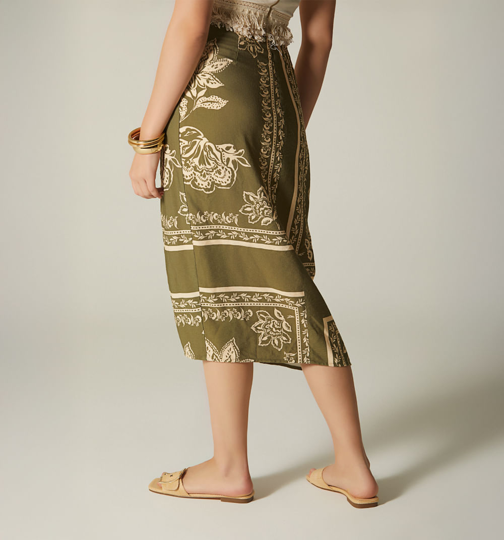 Falda Midi Wrap