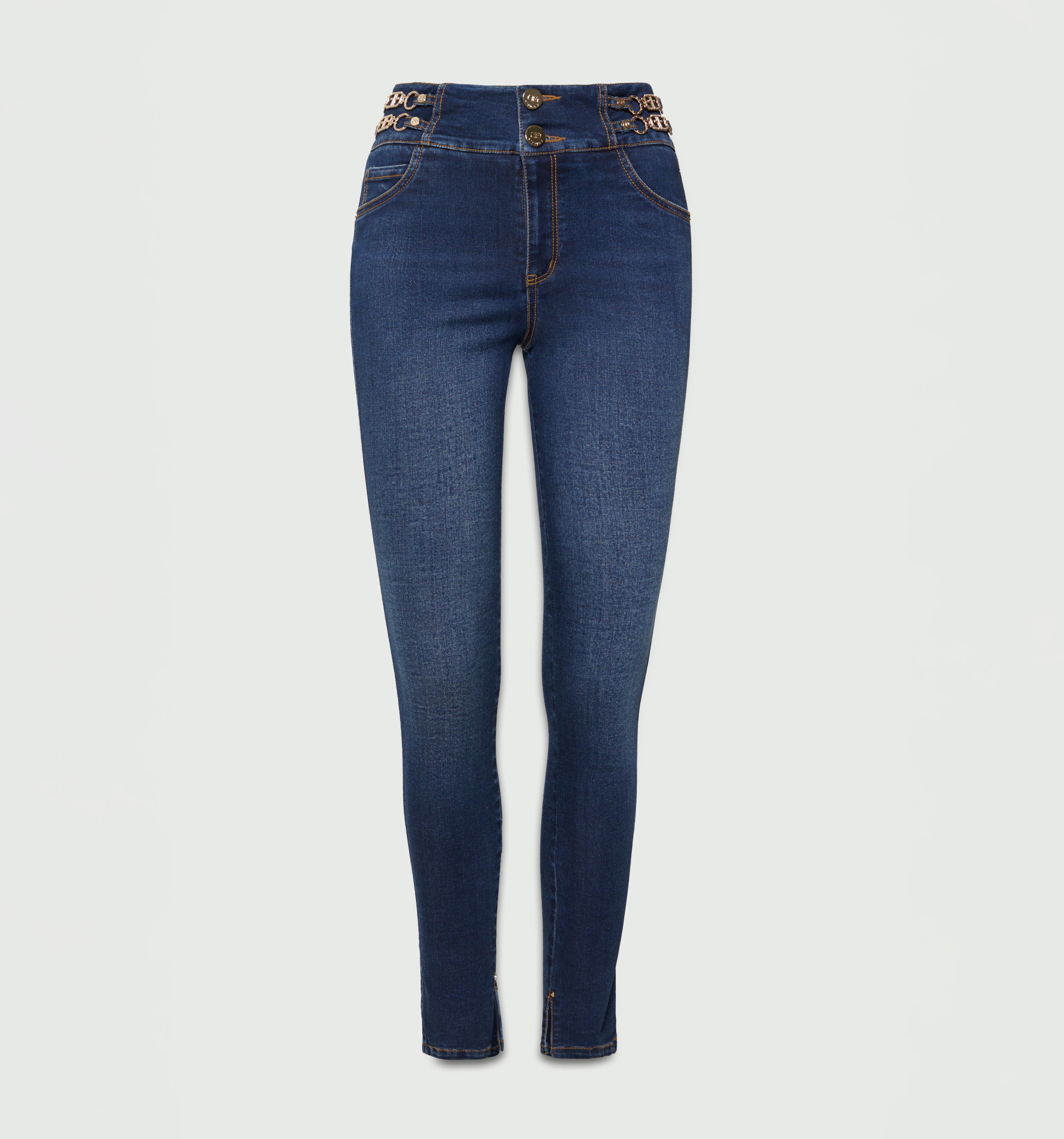 Jean Ultraslim Alto Levanta Cola Herraje