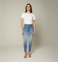 Jean Ultraslim Pretina Ancha Con Cortes