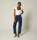 Jean Slouchy Tiro Alto Con Cortes