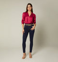 Jeans Ultraslim Tiro Super Alto Cinturon