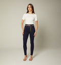 Jean Ultraslim Tiro Alto Con Cadena