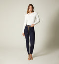 Jeggins Tiro Super Alto Ojaletes Cadena