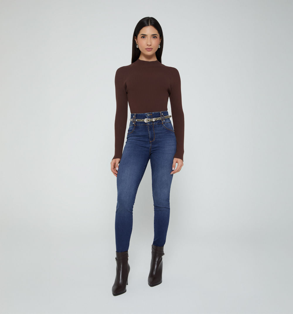 Jean Ultraslim Tiro Super Alto Correa
