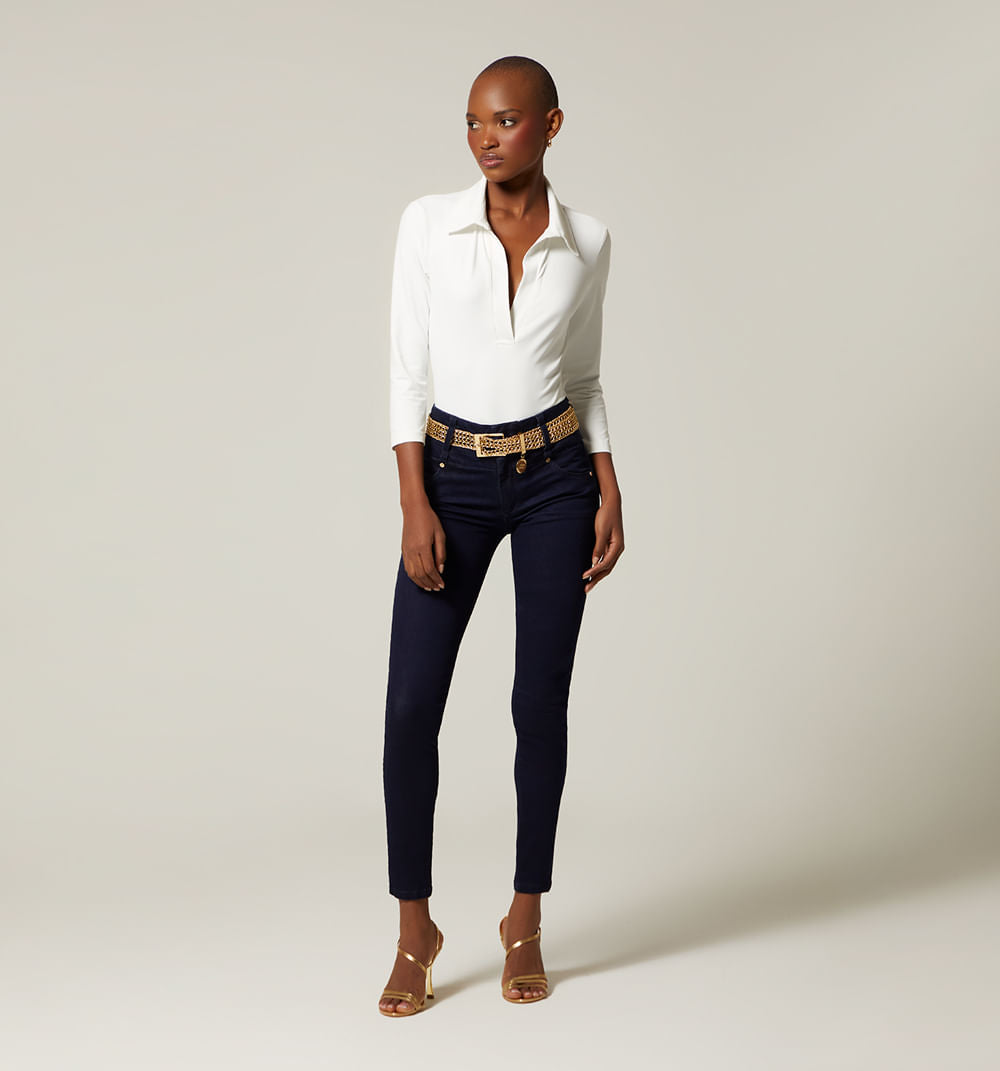 Jeans Ultraslim Levanta Cola Correa