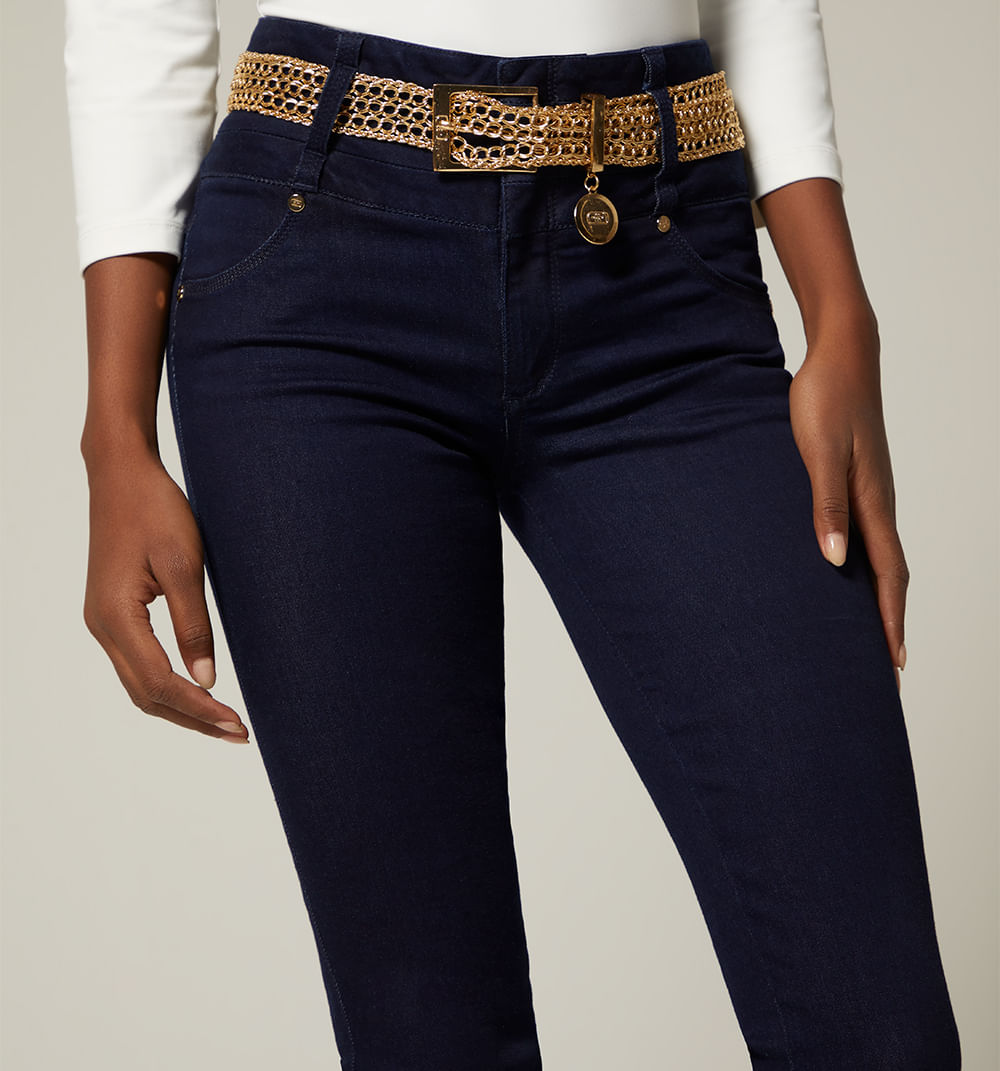 Jeans Ultraslim Levanta Cola Correa