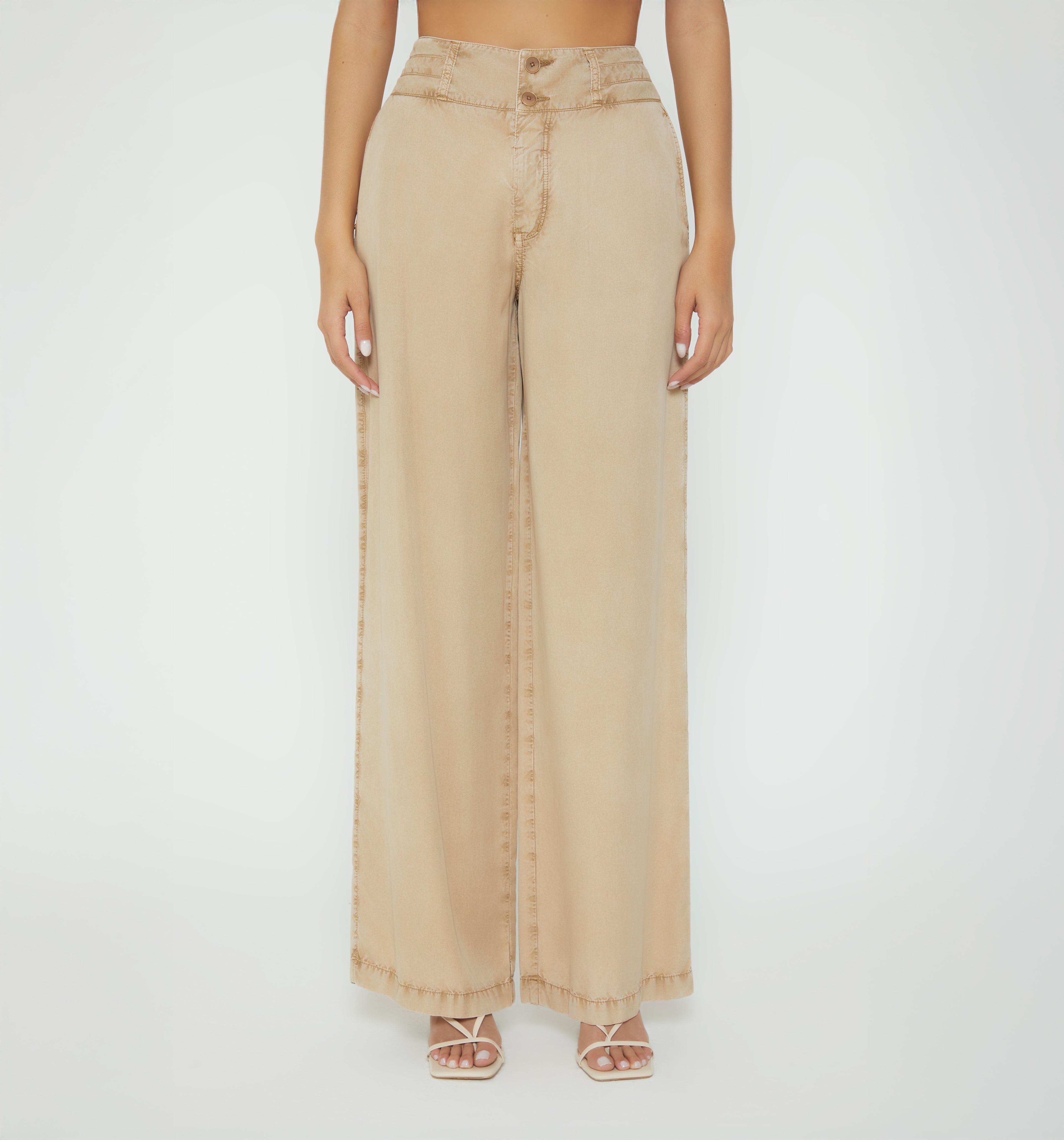 Jean Palazo Tiro Alto - Beige