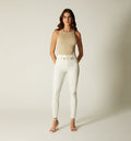 Jeggins Tiro Super Alto Correa En Tela