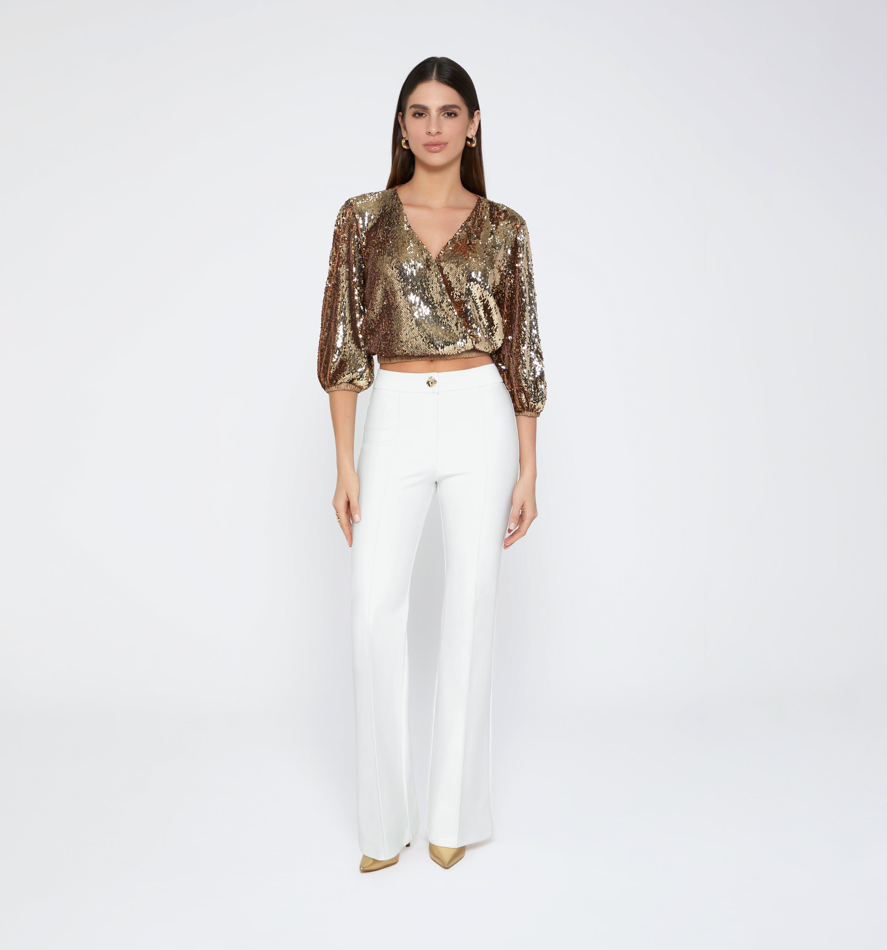 Leggins Tiro Alto Semi Campana