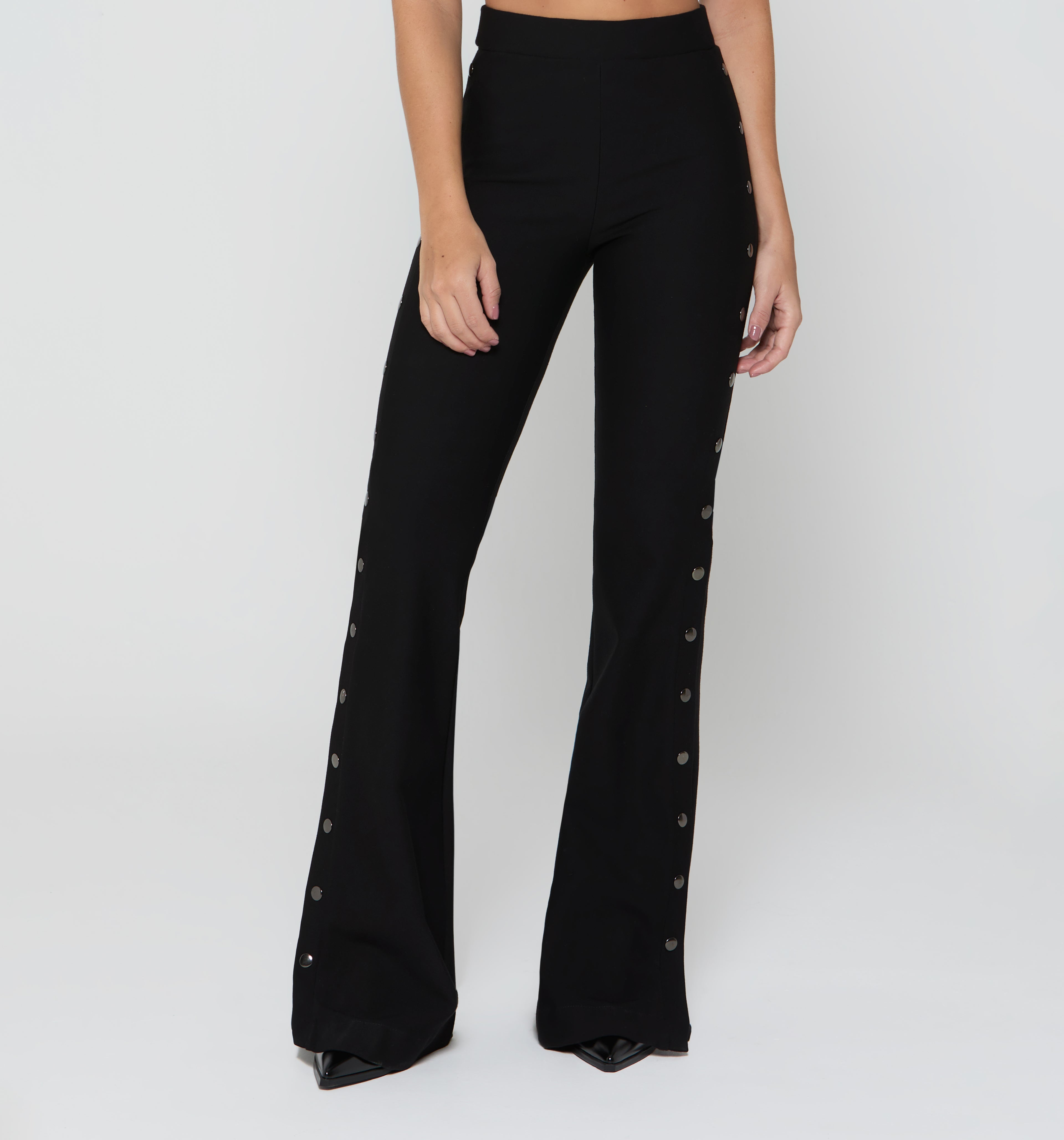 Leggins  Bota Campana Broches En Lateral
