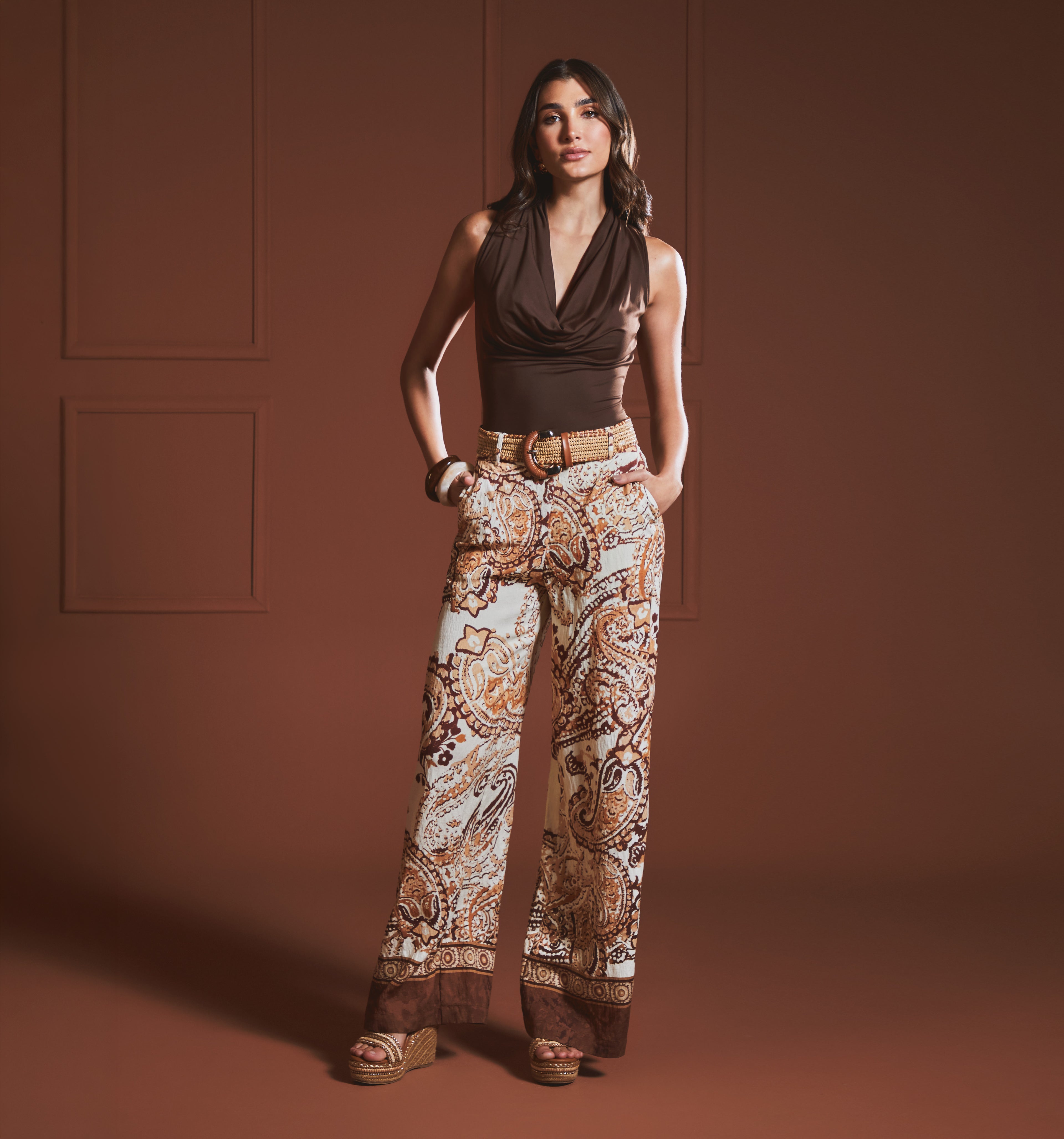 Pantalon Tiro Alto Palazo