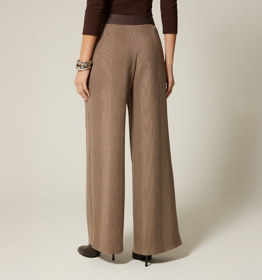 Pantalon Tiro Alto - Beige