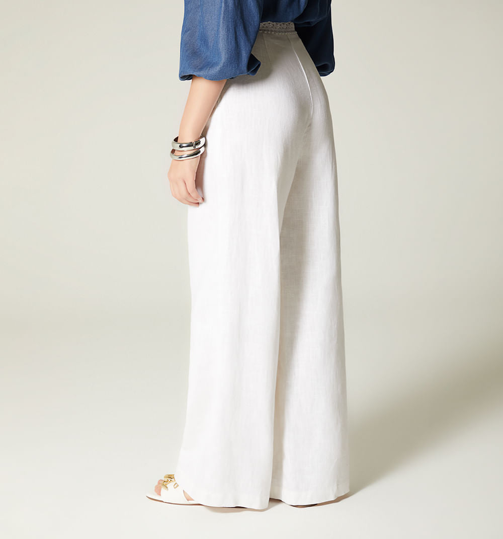 Pantalon Cullote Tiro Super Alto Con Ins