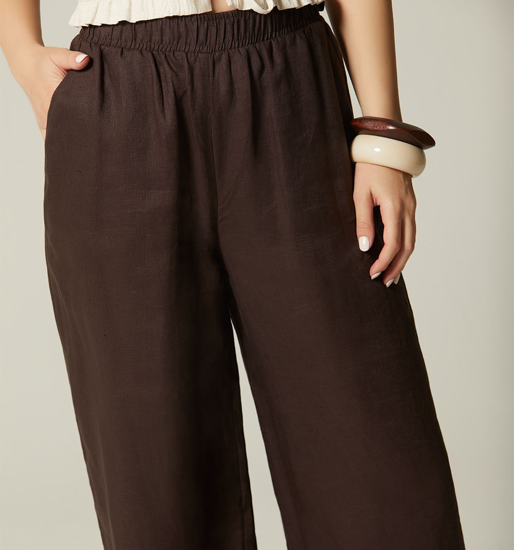 Pantalon Tiro Alto Bota Ancha S0034