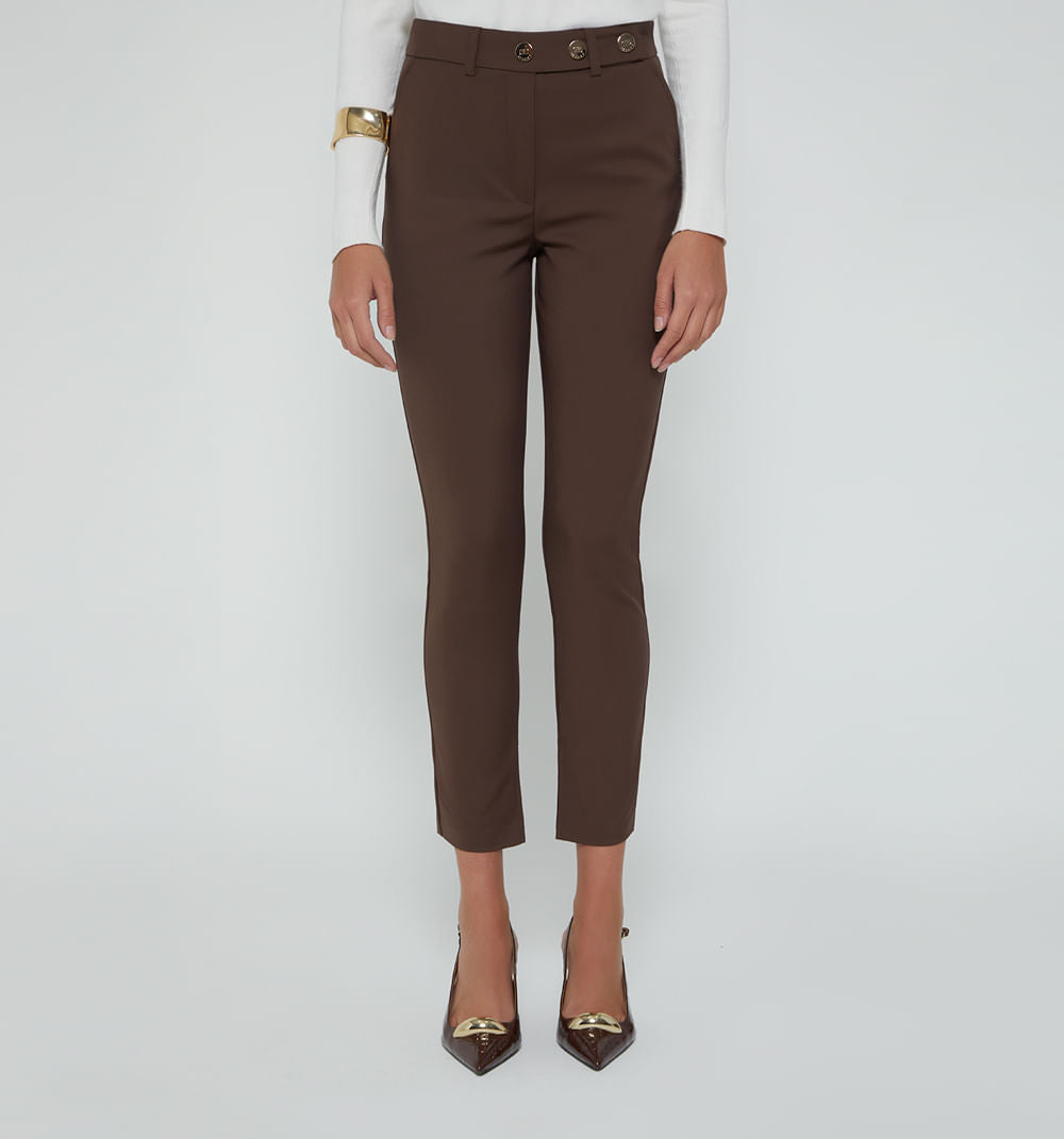 Pantalon Pretina Con Broches