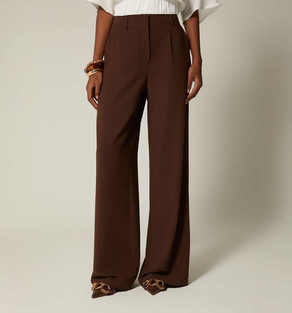 Pantalon Palazo Tiro Alto