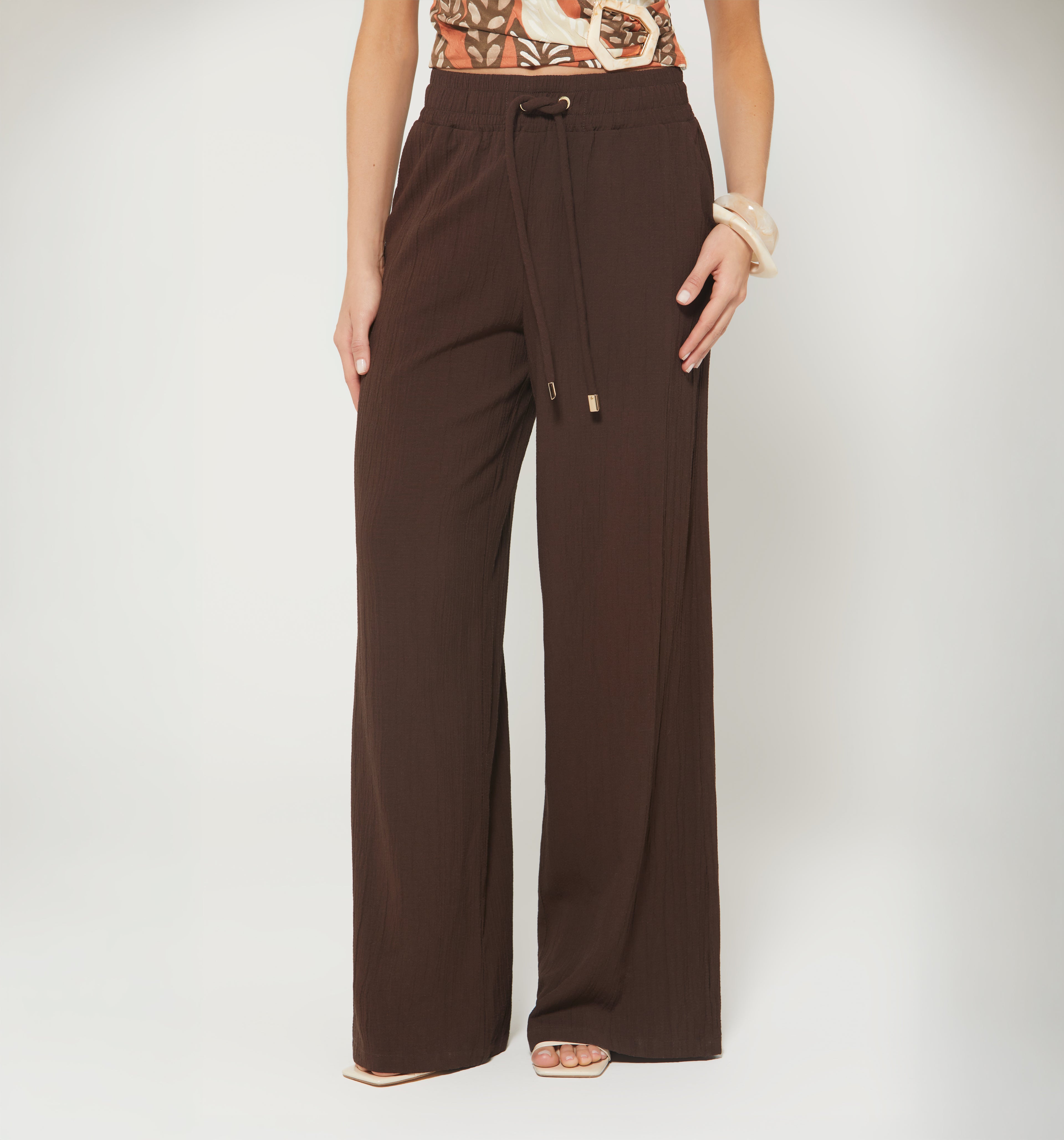 Pantalon Palazo Tiro Alto