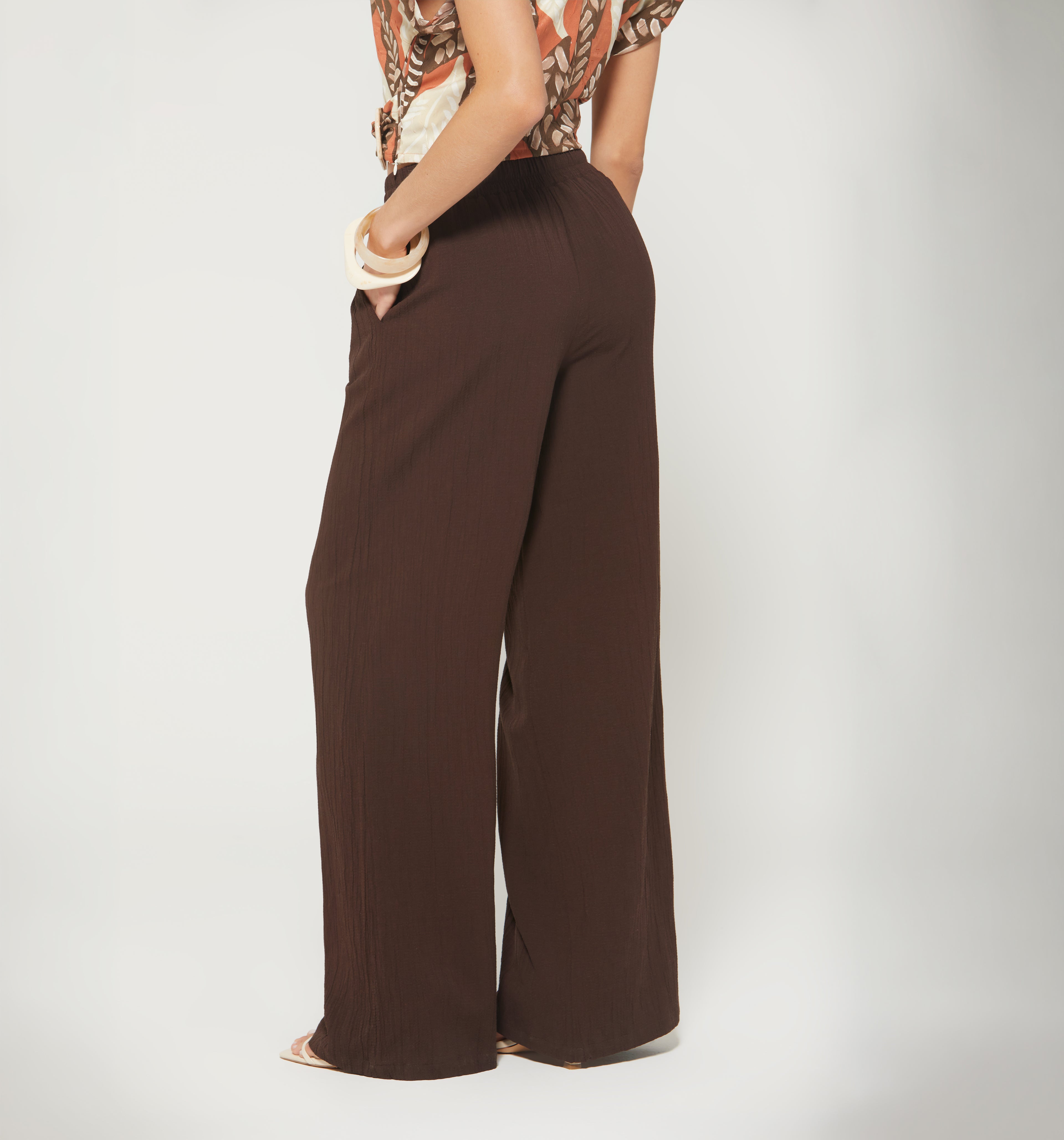 Pantalon Palazo Tiro Alto