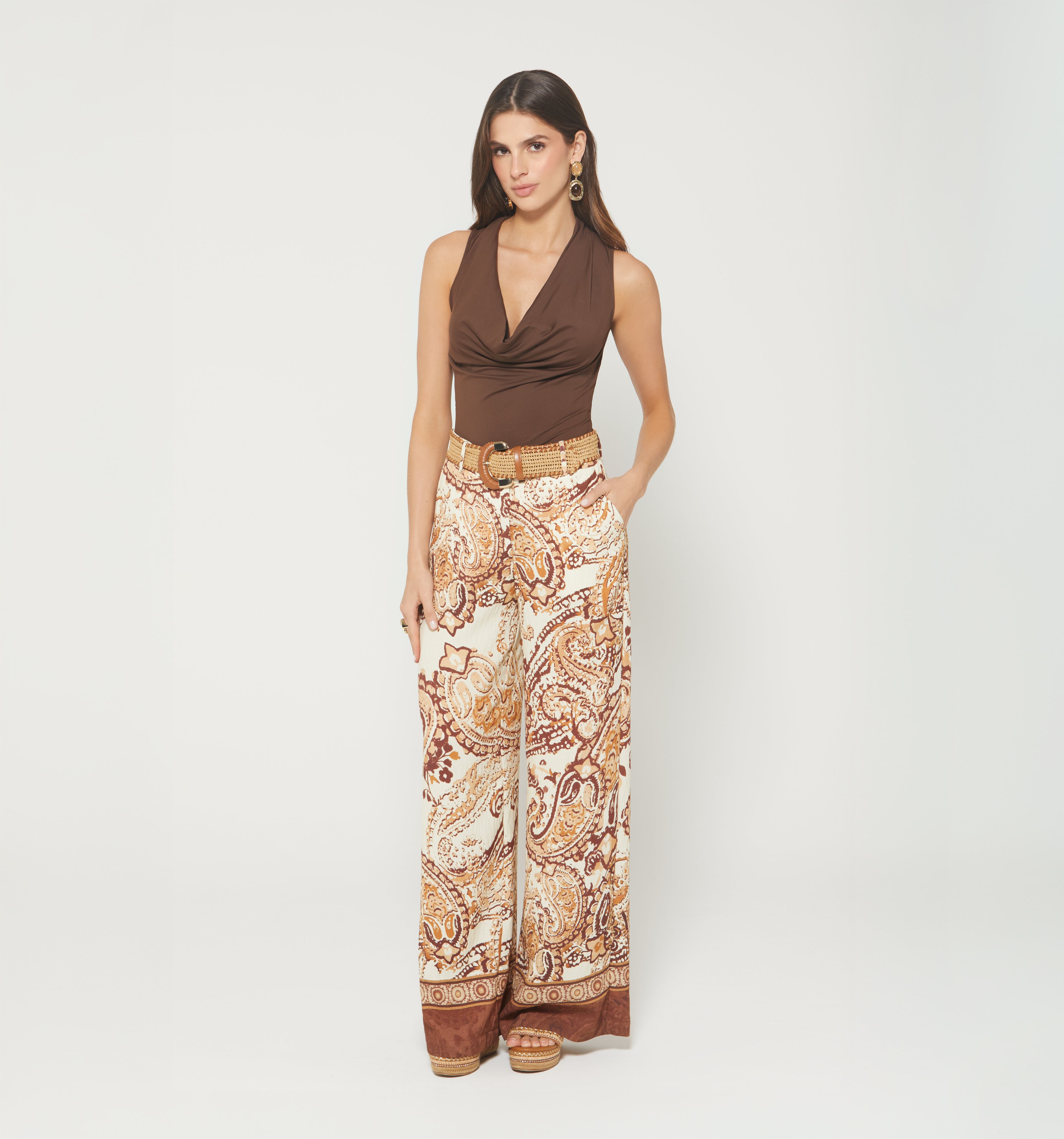 Pantalon Tiro Alto Palazo