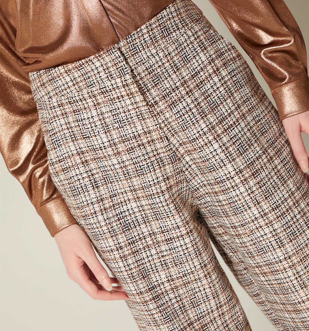 Pantalon Tiro Alto - Multicolor