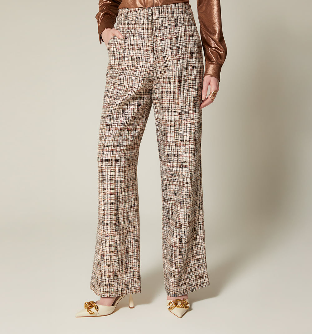 Pantalon Tiro Alto - Multicolor