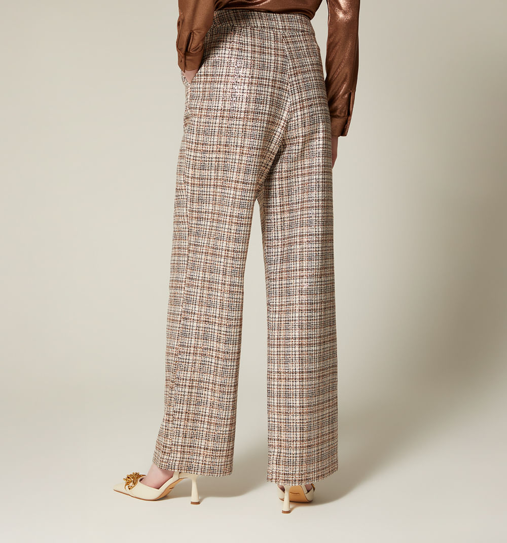 Pantalon Tiro Alto - Multicolor