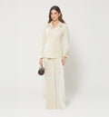 Pantalon Palazzo Tiro Alto