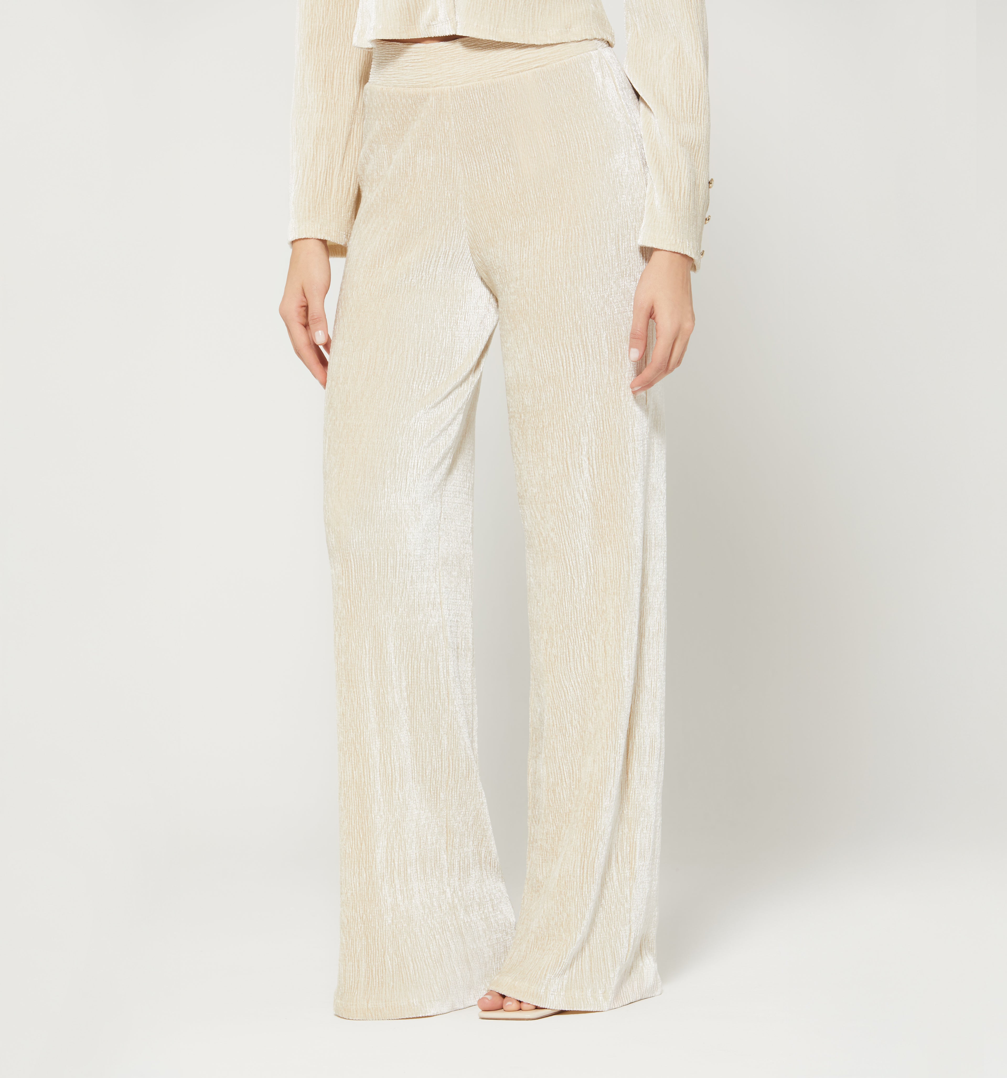 Pantalon Palazzo Tiro Alto