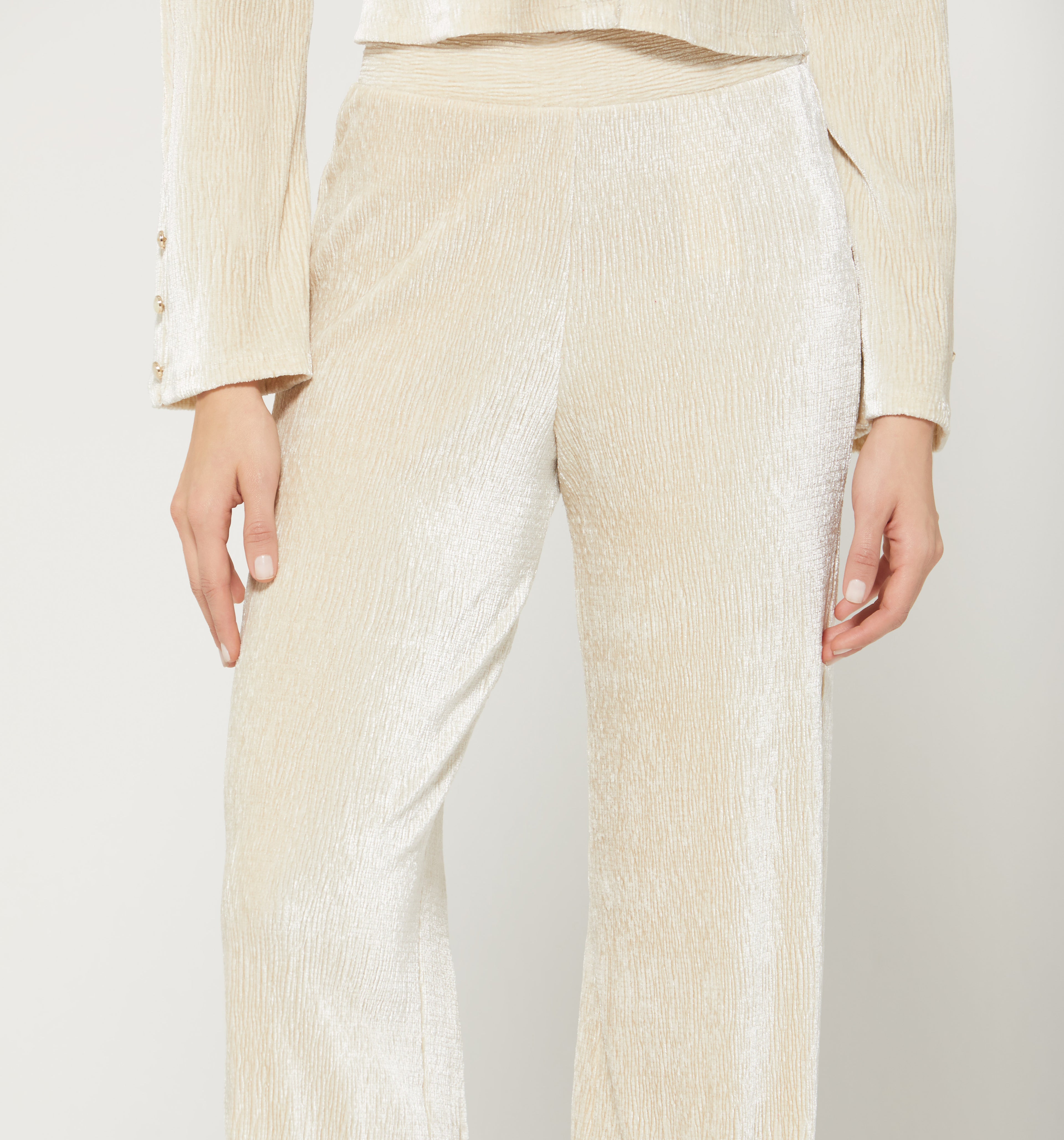 Pantalon Palazzo Tiro Alto