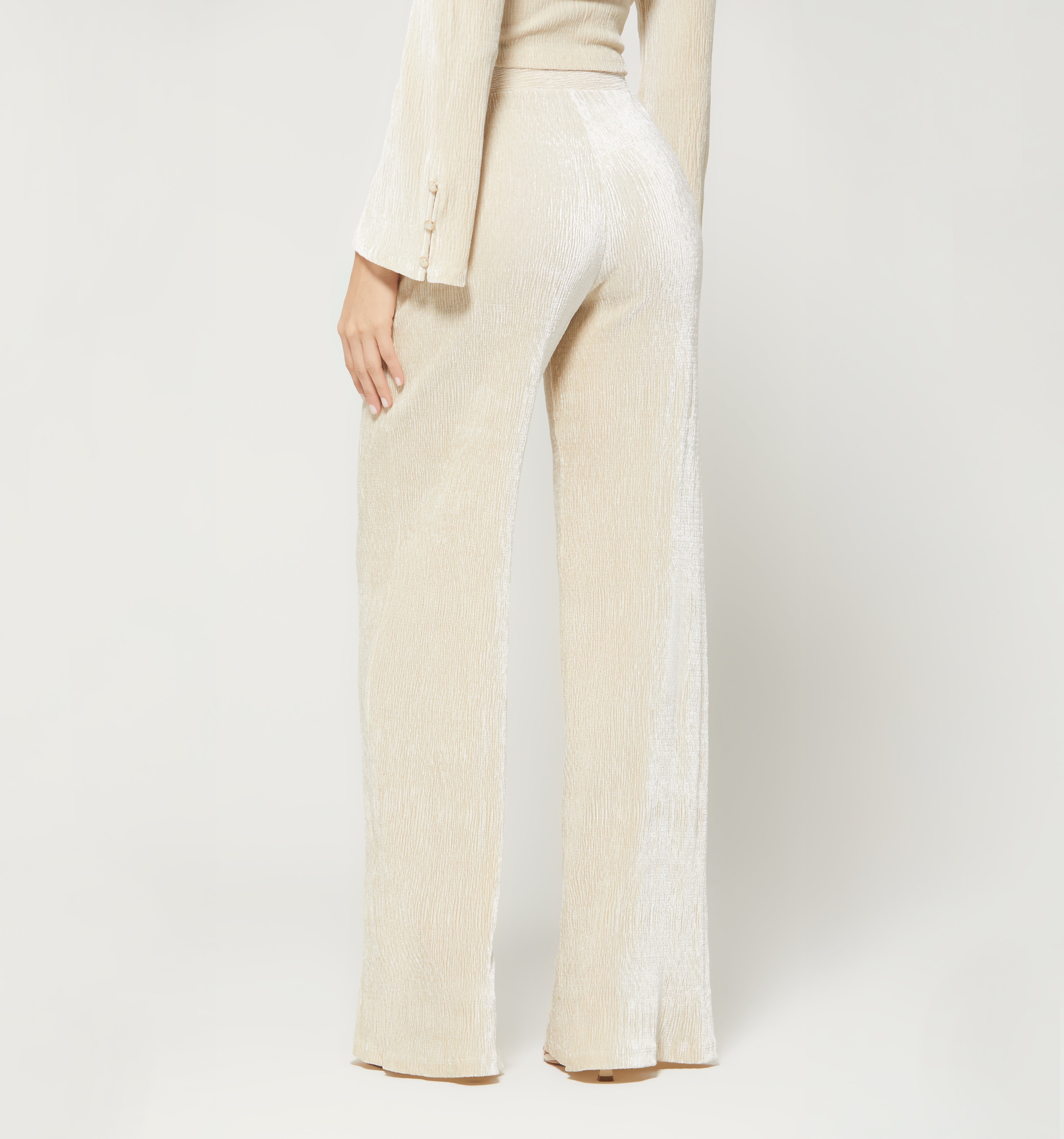 Pantalon Palazzo Tiro Alto
