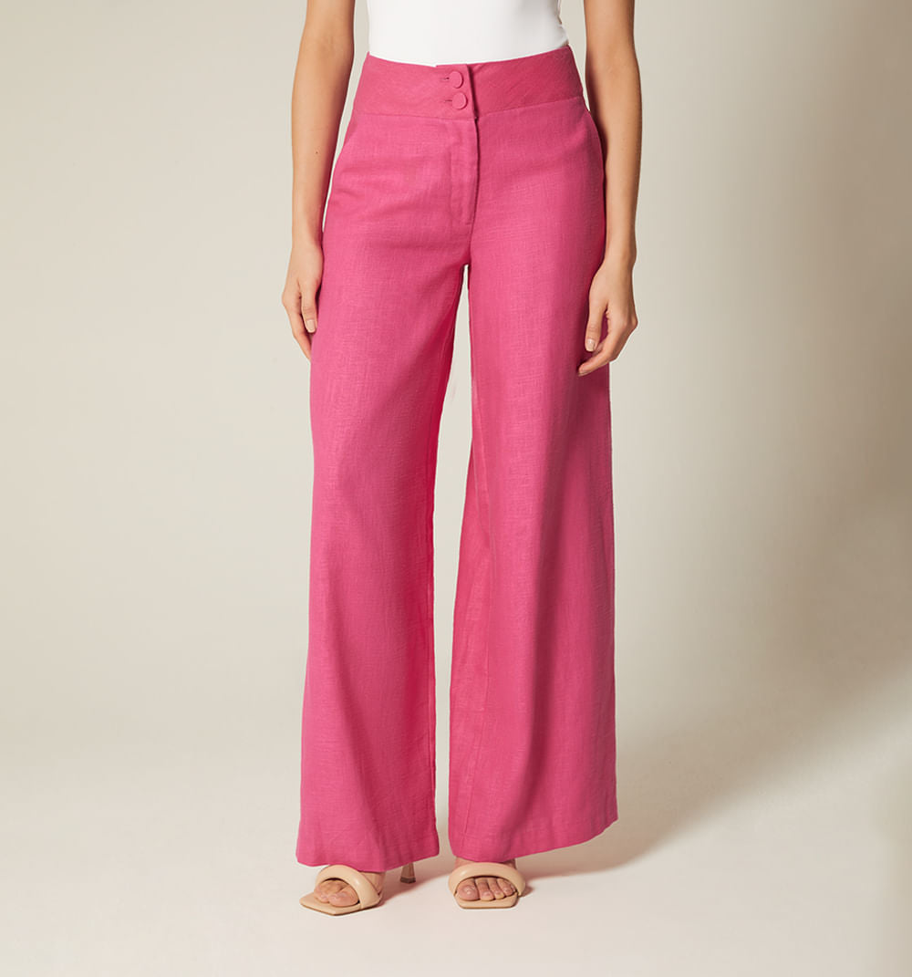 Pantalon Palazo Tiro Alto S028968