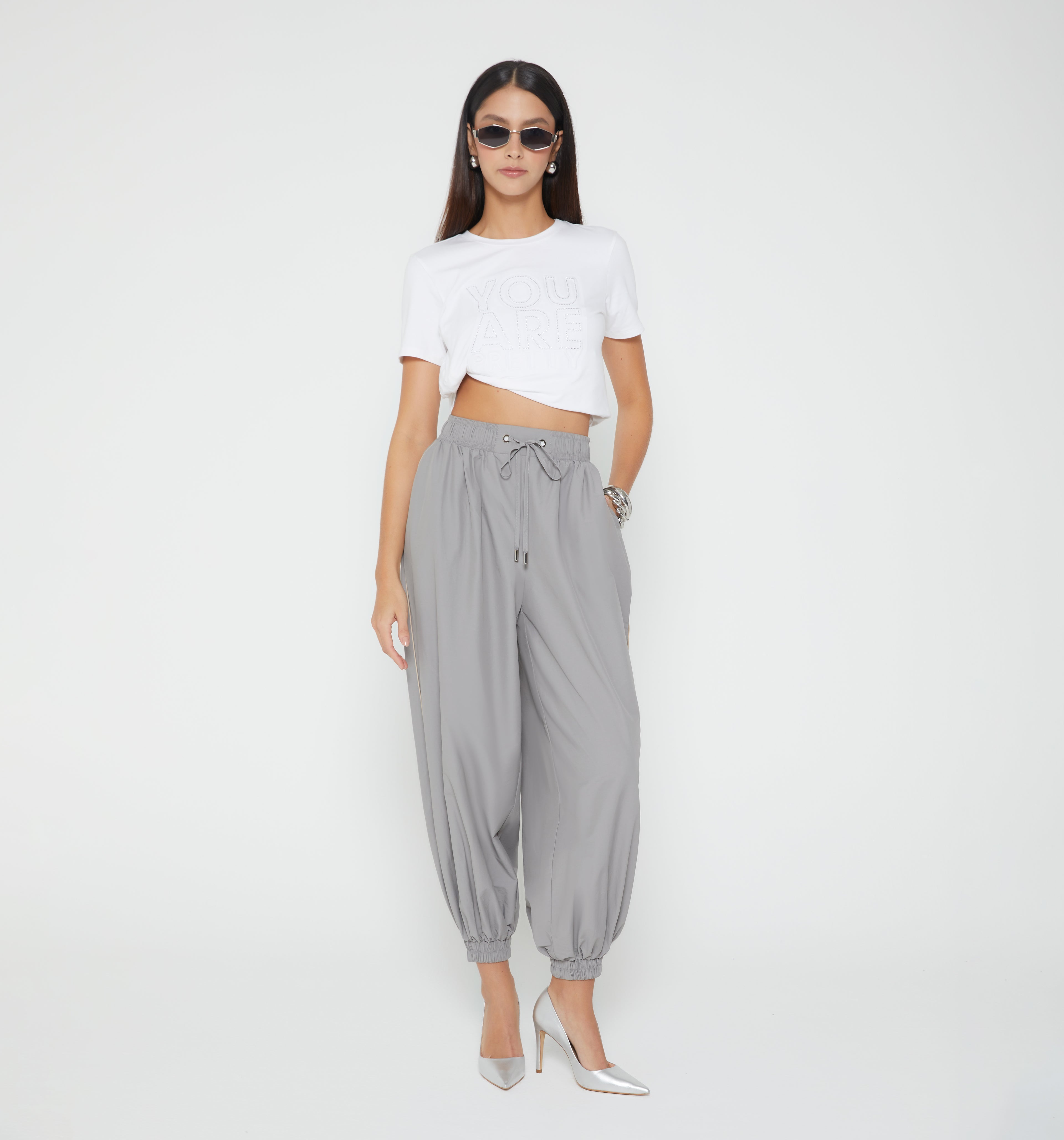 Pantalon Tiro Alto Bombacho