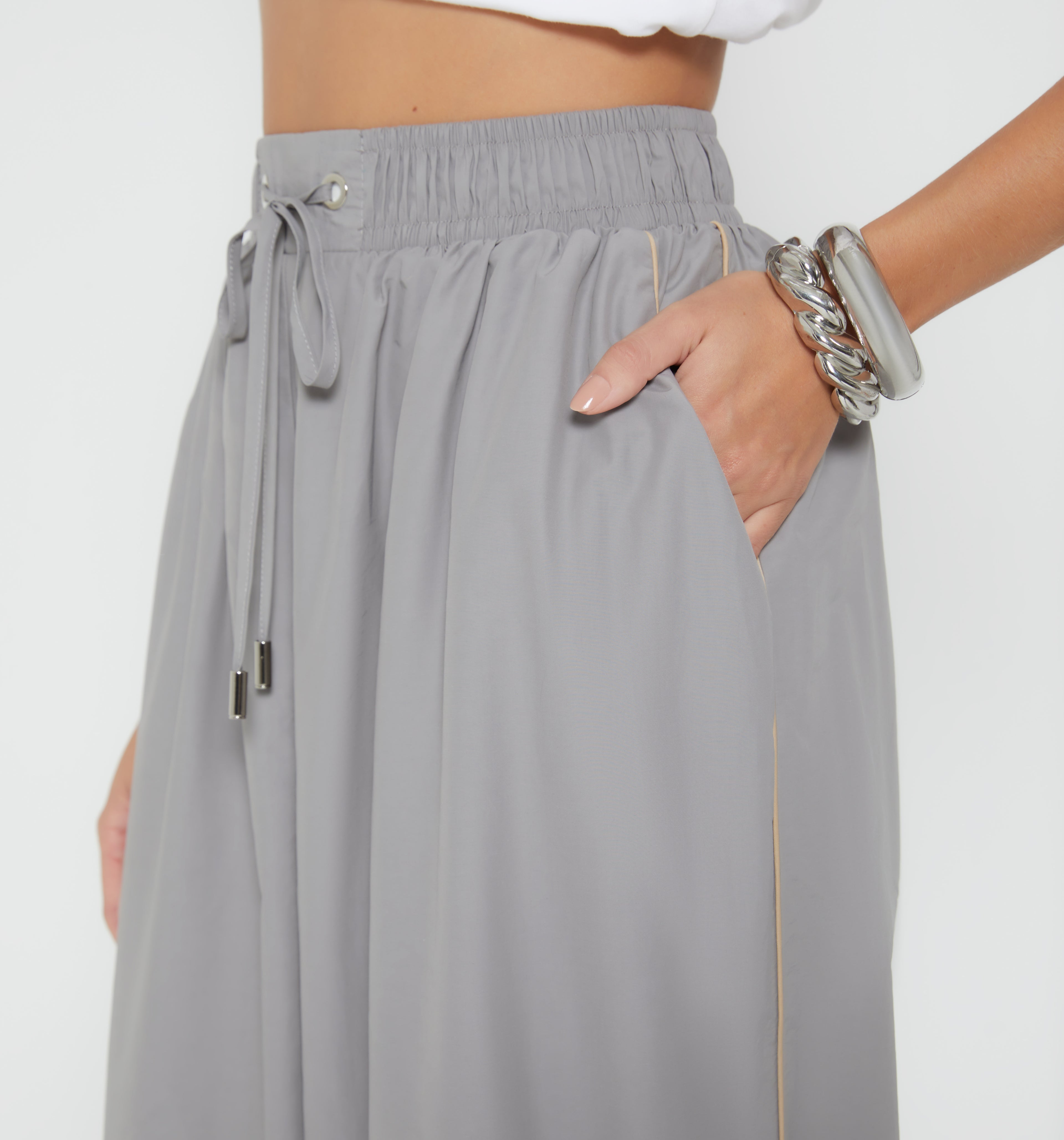 Pantalon Tiro Alto Bombacho